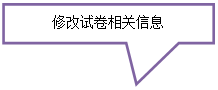 矩形标注: 修改試卷相關信息